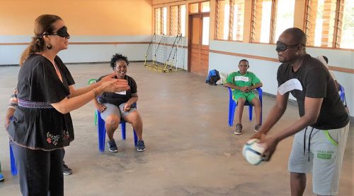 seminar participants learn a coaching exercise.